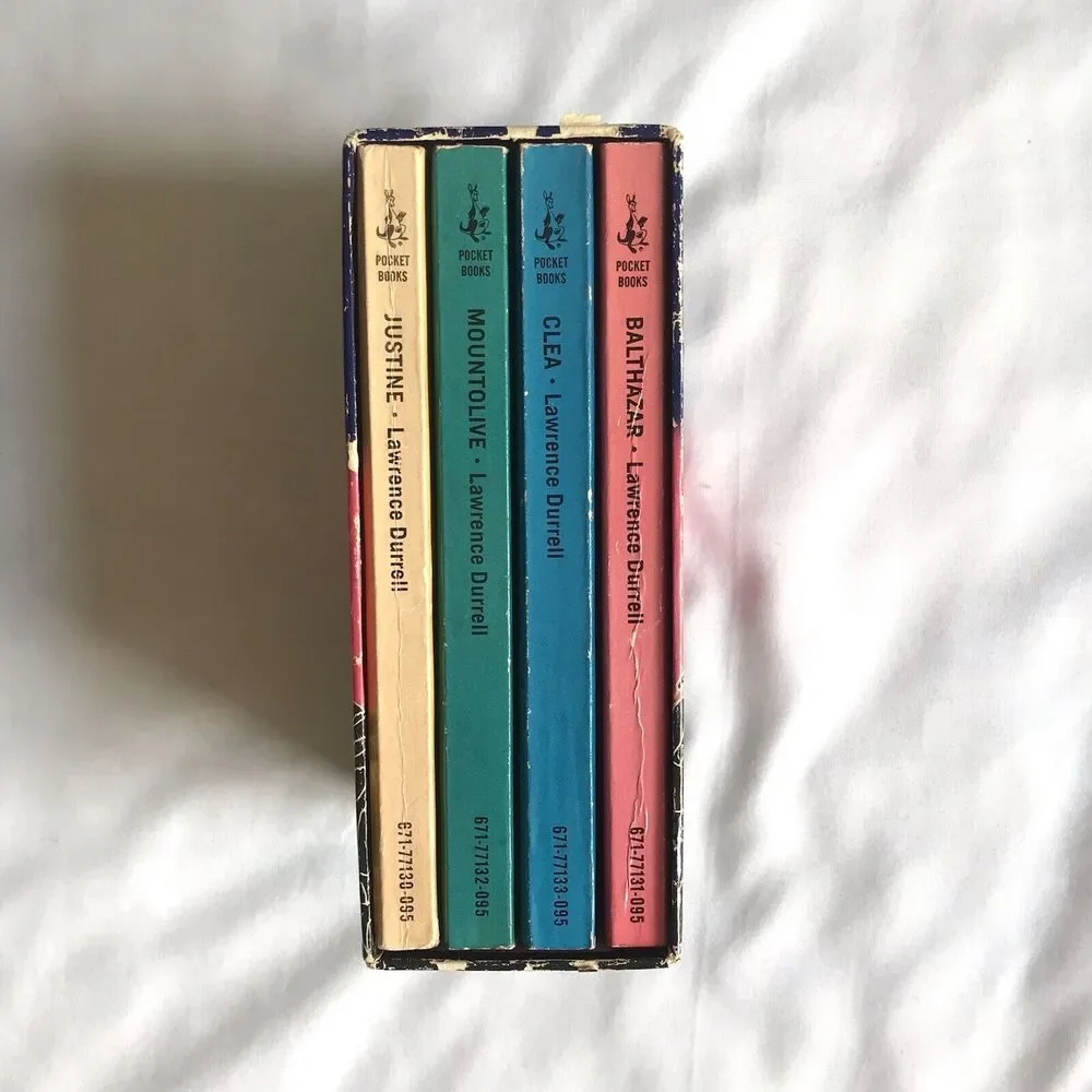 The Alexandria Quartet by Lawrence Durrell Paperback 4 Book Box Set 1969 10th